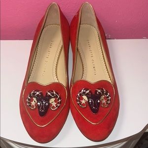 Charlotte Olympia Aries Flats